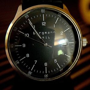 Bergmann Edelstahl 1956 Quartz Watch Date - 3ATM
